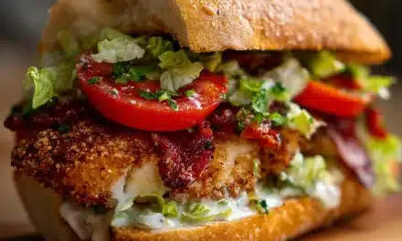 Crispy Chicken Caesar Sandwich: A Scrumptious and Quick Lunchtime Delight