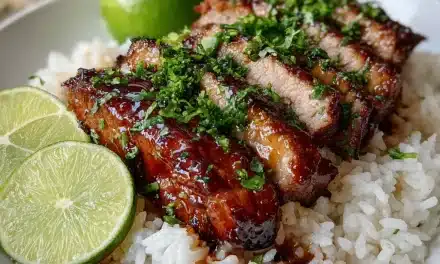 Ginger Lime Pork with Creamy Coconut Rice – A Restaurant-Quality Meal