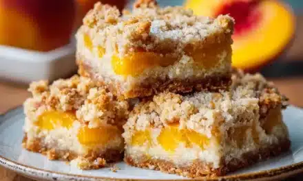 Heavenly Summer Peach Bars – A Quick and Easy Delight