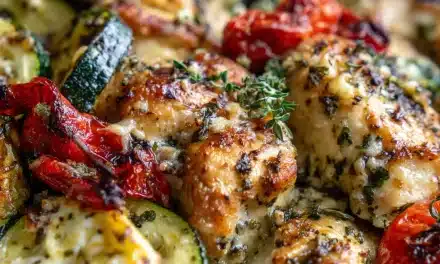 Mediterranean Chicken & Zucchini Bake: A Delightful and Wholesome Weeknight Meal