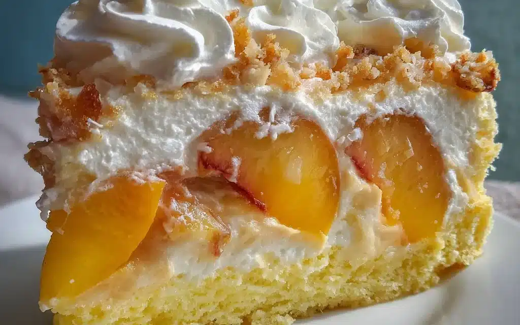 Peaches and Cream Cake: A Delightful Dessert in Just 30 Minutes