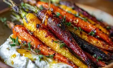Roasted Carrots with Whipped Ricotta and Hot Honey – A Comforting 30-Minute Meal