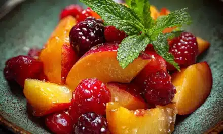 Summer Peach Fruit Salad – A Quick, Refreshing Delight