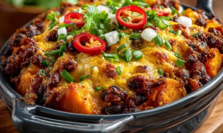 Chili Cheese Sweet Potato Casserole: A Comforting Classic