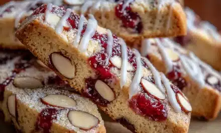 Cranberry Almond Glazed Shortbread – An Incredible Holiday Treat