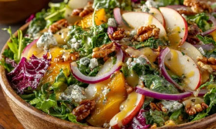 Fall Harvest Salad With Apple Cider Vinaigrette – The Perfect Autumn Meal