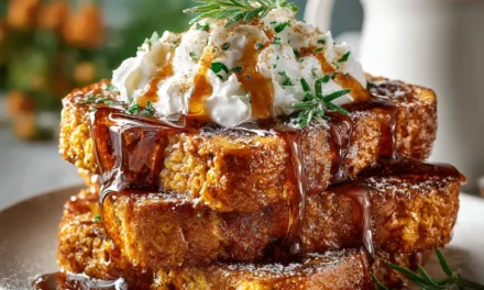 Indulgent Fall Pumpkin French Toast Breakfast in Just 5 Minutes