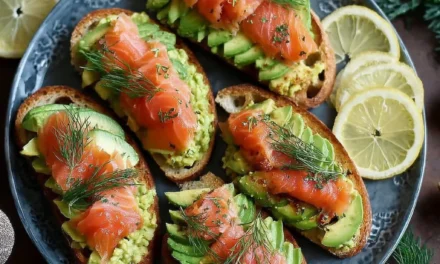 Avocado and Smoked Salmon Toast: A Delightful and Nutritious Delight
