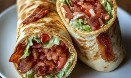 BLT Wraps With Secret Sauce: A Mouthwatering Lunchtime Delight