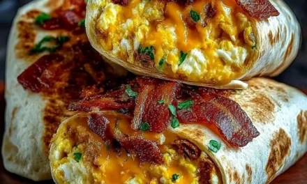 Bacon Egg Cheese Breakfast Burrito – Delicious and Comforting