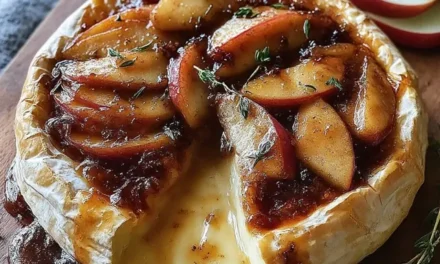 Baked Brie with Caramelized Apples: A Heavenly 20-Minute Delight