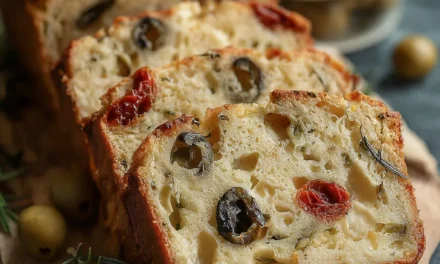 Homemade Cheese and Olive Quick Bread – Ready in 30 Minutes