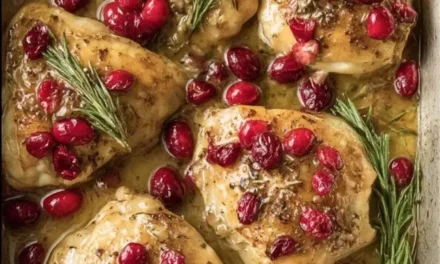 Cranberry Rosemary One Pan Chicken – A Magical Weeknight Meal