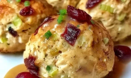 Cranberry & Turkey Stuffing Balls – A Mouthwatering Holiday Appetizer