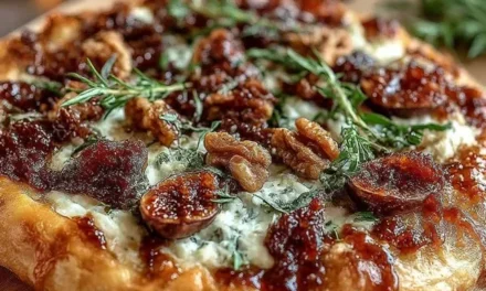 Irresistible 5-Minute Fig Jam Pizza