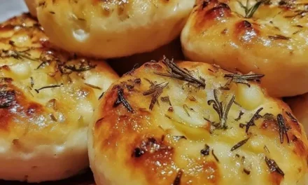 Golden Crust Garlic Rosemary Focaccia Muffins – Scrumptious Homemade Treat