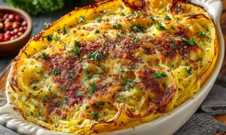 Healthy Spaghetti Squash Au Gratin: A Comforting and Guilt-Free Twist on a Classic