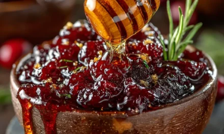 Honey Bourbon Cranberry Sauce: A Delightful Old-Fashioned Delight