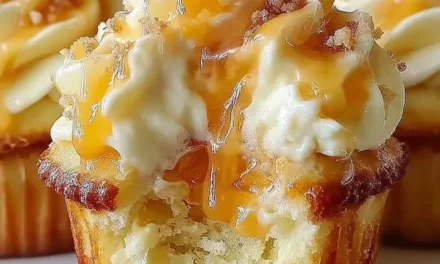 Honey Peach Cream Cheese Cupcakes – A Sweet and Indulgent Treat