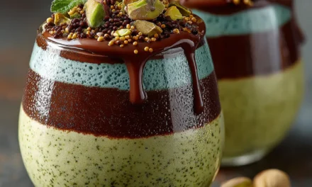 Pistachio Mousse with Chocolate Ganache: A Heavenly Dessert