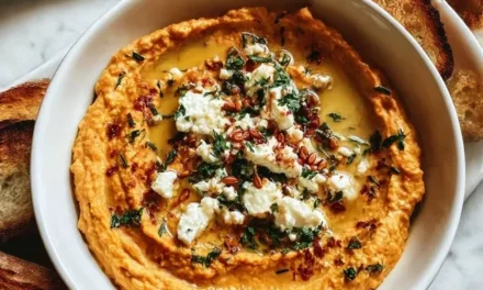 Pumpkin Whipped Feta Dip – A Quick and Flavorful Appetizer