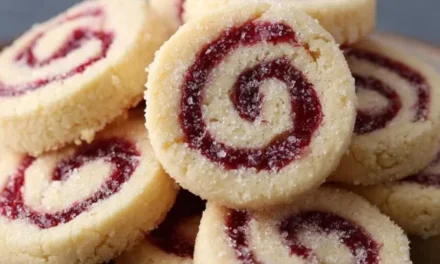 Rasberry Swirt Shortbread Cookies: A Classic Comforting Treat