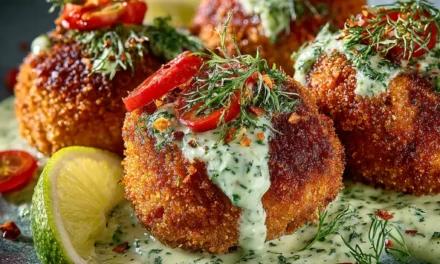 Salmon Balls with Creamy Avocado Sauce – A Heavenly 20-Minute Meal