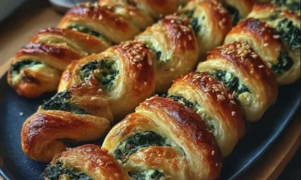 Spinach and Feta Puff Pastry Twists – A Delightful Restaurant-Quality Treat