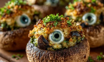 Stuffed Mushroom Eyeballs: A Quick and Comforting Treat