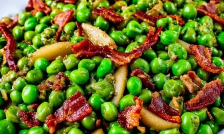 Thanksgiving Peas with Pear and Pancetta: A Classic Holiday Side Dish