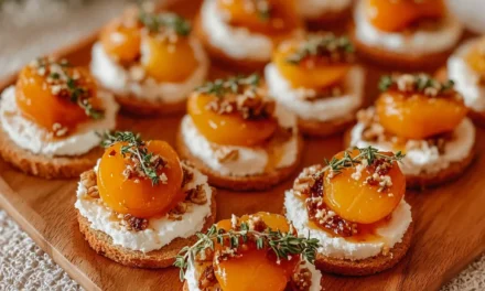 Apricot and Goat Cheese Appetizers: A Perfect Party Starter