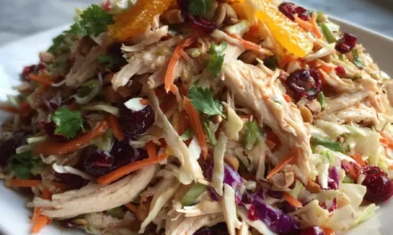 Asian Chicken Cranberry Salad: A Simple and Delightful Dish