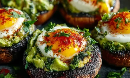 Avocado & Egg Stuffed Mushrooms: A Flavorful and Healthy Appetizer