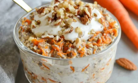 Carrot Cake Chia Oats: A Delightful Healthy Breakfast