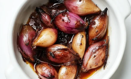 Cider-and-Bourbon-Glazed Shallots: A Comforting Appetizer Ready in 30 Minutes