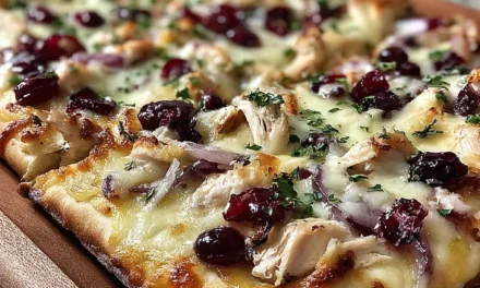 Cranberry Chicken & Brie Pizza: A Speedy and Delicious Twist on a Classic