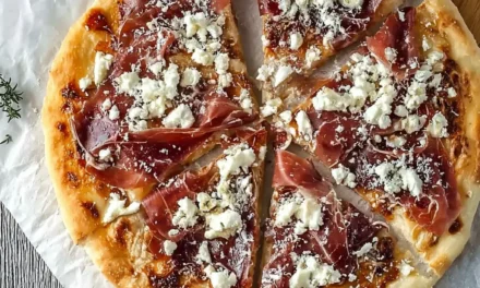 Fig Pizza With Goat Cheese And Prosciutto: A Classic Masterpiece