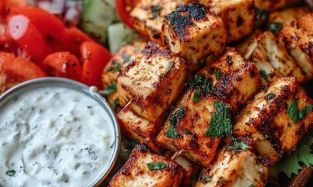Greek-Style Tofu Souvlaki: A Mouthwatering Vegetarian Delight