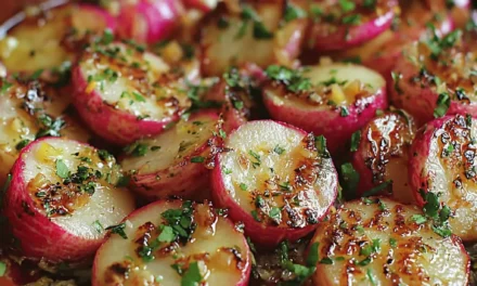 Healthy Garlic Herb Roasted Radishes – A Flavorful Veggie Side Dish