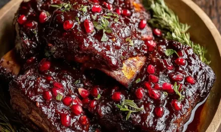 Pomegranate Braised Short Ribs – An Unforgettable Culinary Delight