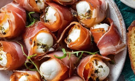 Prosciutto Wrapped Mozzarella Bites – A Speedy Family-Style Appetizer