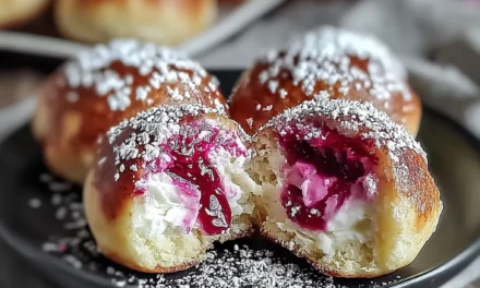 Rhubarb Cheesecake Bombs – An Easy, Decadent Dessert