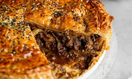 Steak and Onion Meat Pie: A Delightful Homemade Delight