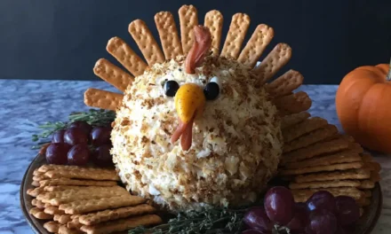 Thanksgiving Turkey Cheese Ball – A Comforting Holiday Appetizer