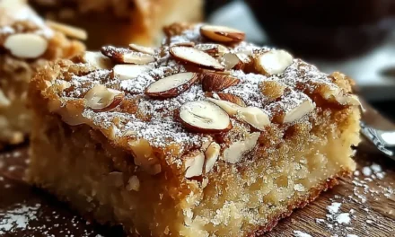 Almond Croissant Blondies – Decadent Homemade Delight