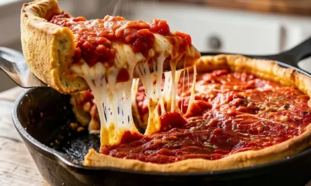 Chicago Style Deep Dish Pizza (Cast Iron) – A Tantalizing Tradition