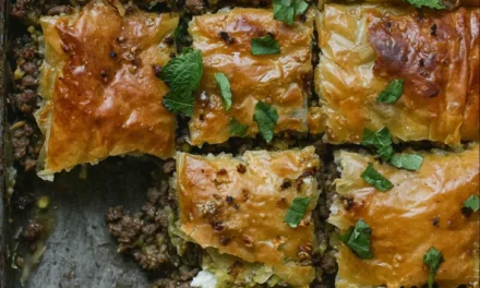 Egyptian Beef Goulash ( Phyllo Beef Pie ) – A Magical 30-Minute Meal