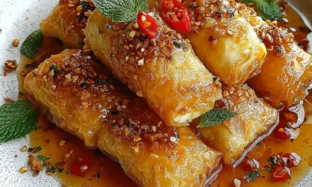 Fried Feta Rolls with Chili Honey: A Perfect Appetizer