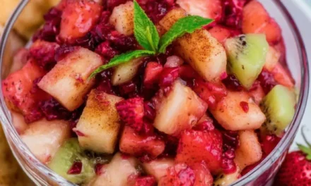 Fruit Salsa with Cinnamon Sugar Tortilla Chips – A Delightful Appetizer