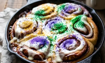 King Cake Cinnamon Rolls (Canned Dough Hack): A Delightful Shortcut Dessert